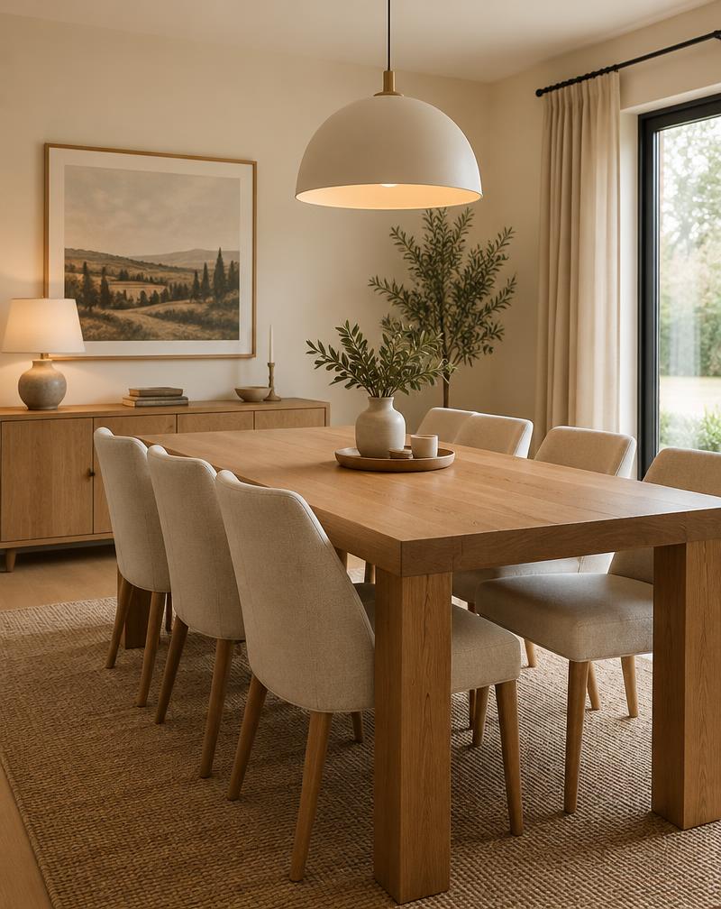 Un dining pentru mese în familie